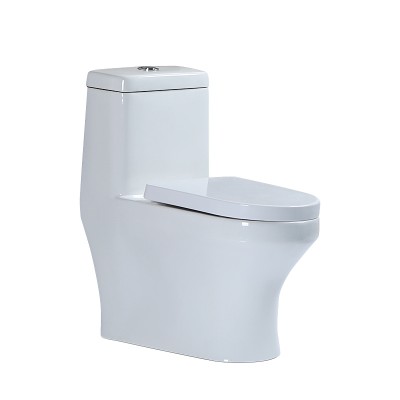 Bathroom comfortable siphonic one piece toilet bowl price